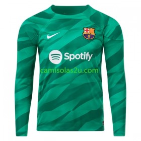 Camisolas de futebol FC Barcelona Guarda Redes Equipamento Principal 2023/24 Manga Comprida